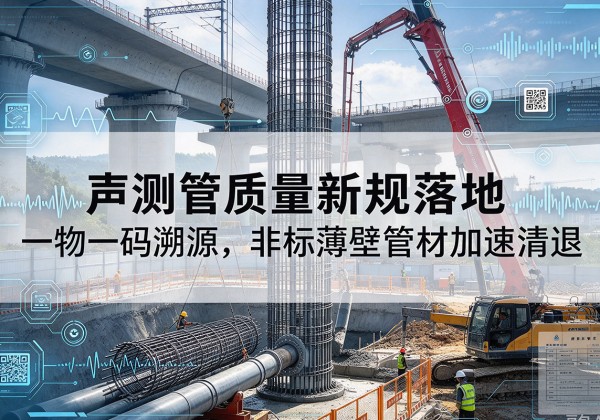 原平声测管质量新规落地，一物一码溯源，非标薄壁管材加速清退