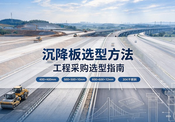 原平沉降板选择方法